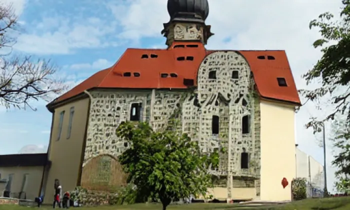 kostel svatých Andělů strážných (Stražisko) – jaro