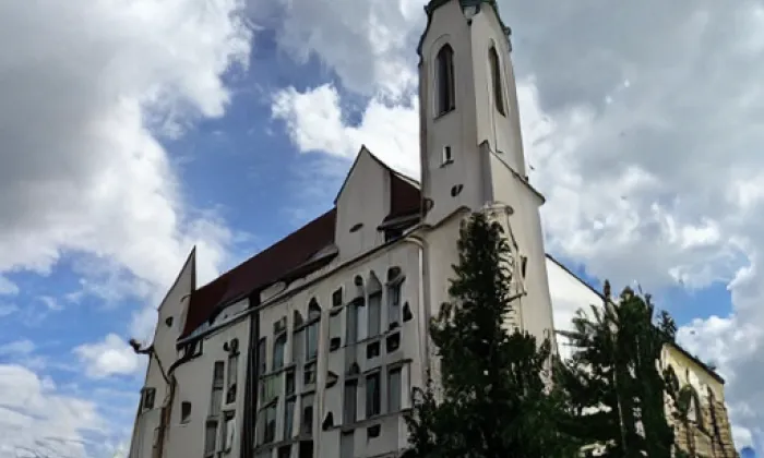 Kostel svatých Cyrila a Metoděje (Vidče) – autumn