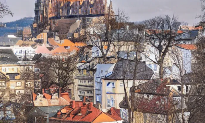 Kostel svatých Jana a Pavla (Dobrš) – autumn