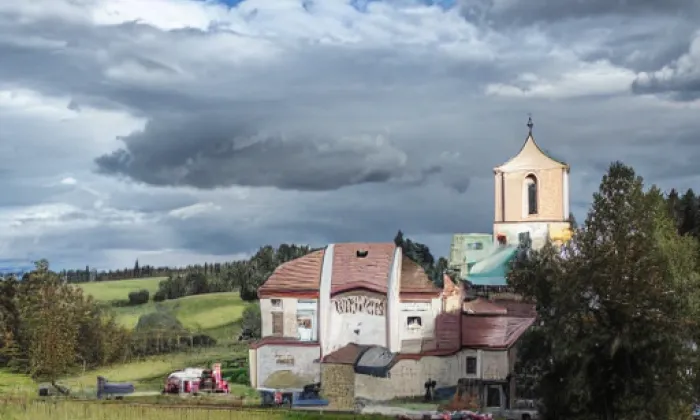 kostel svatých Petra a Pavla (Chotěvice) – zima