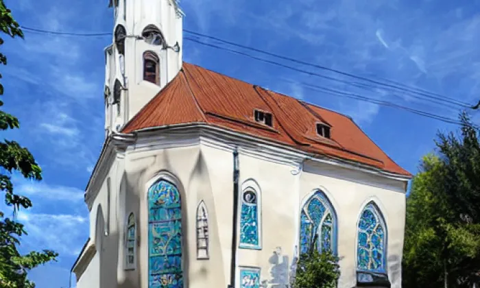 kostel svatých Petra a Pavla (Křoví) – zima