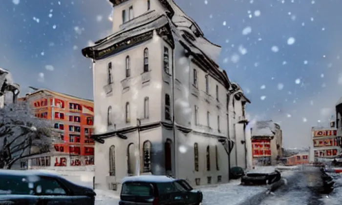 Kostel svatých Petra a Pavla (Město) – winter