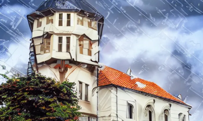 kostel svatých Petra a Pavla (Nová Bystřice) – podzim