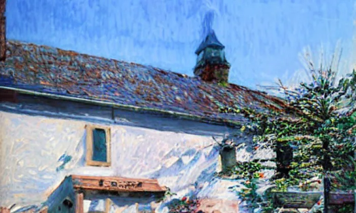 Kostel svatých Petra a Pavla (Planá) – jaro