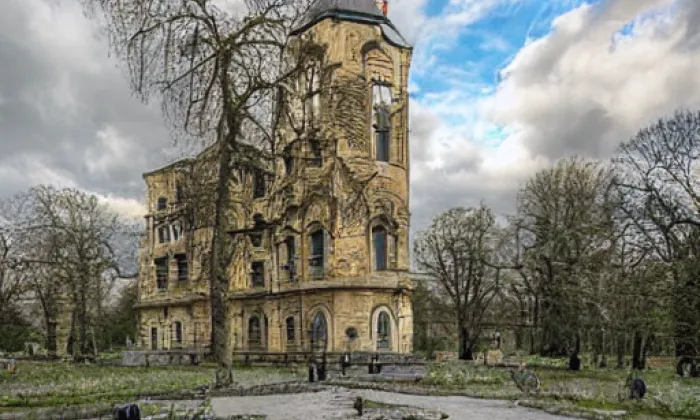 kostel svatých Petra a Pavla (Rohovládova Bělá) – akvarel