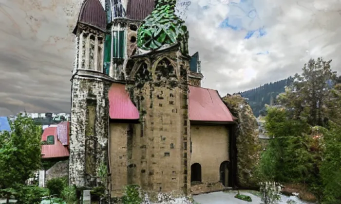 kostel svatých Petra a Pavla (Rohovládova Bělá) – léto