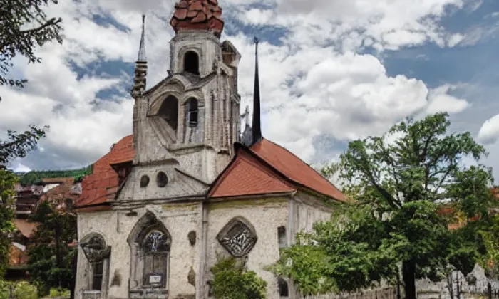 Kostel svatých Petra a Pavla v Oseku – summer
