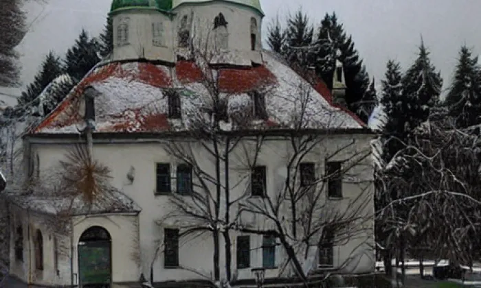 Kostel svatého Šimona a Judy (Lenešice) – winter