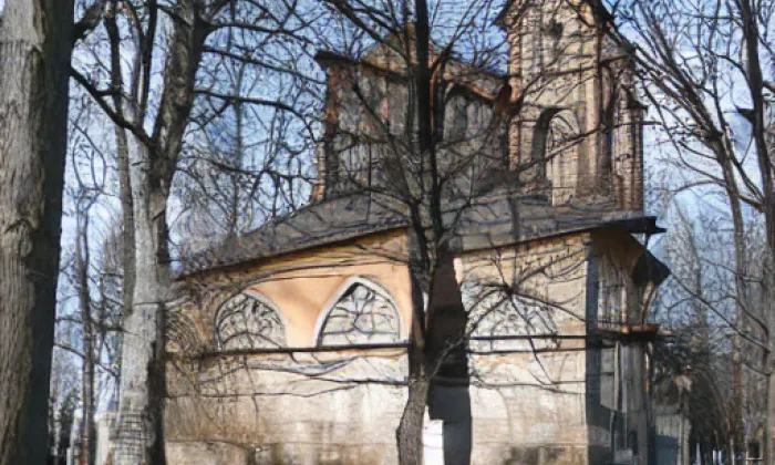 Kostel svatého Šimona a Judy (Starý Rokytník) – zima