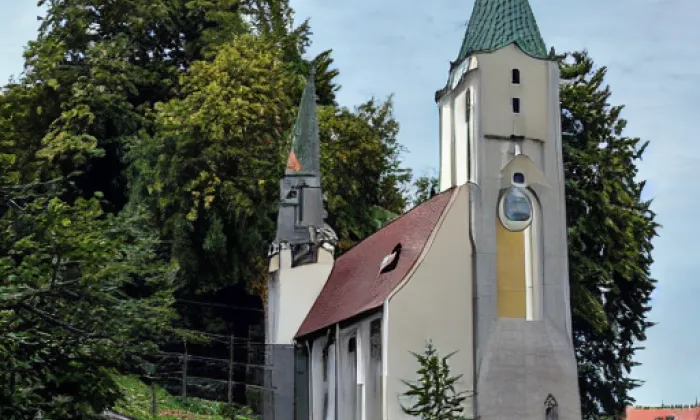 Kostel svatého Štěpána (Horní Bukovsko) – noc
