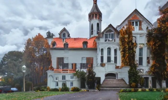 Kostel svatého Štěpána (Hrušovany nad Jevišovkou) – autumn