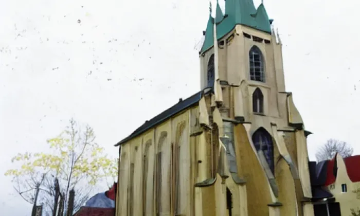 Kostel svatého Štěpána (Kozolupy) – akvarel
