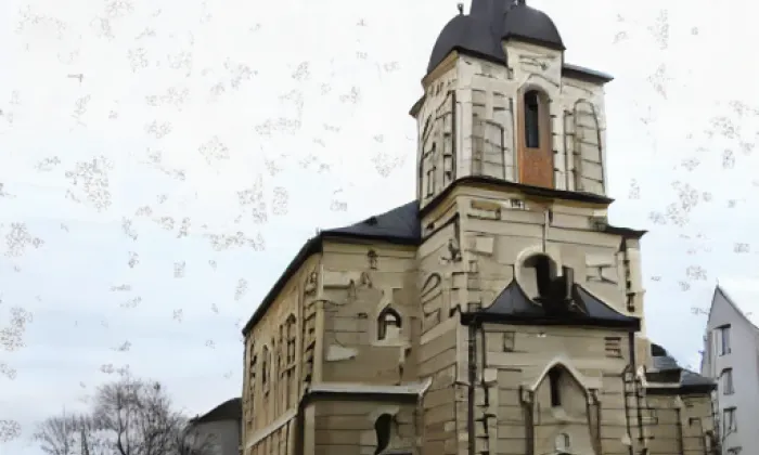 Kostel svatého Štěpána (Kozolupy) – zima