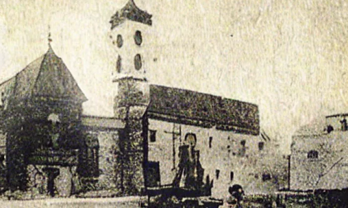 Kostel svatého Štěpána (Mostecké Předměstí) – akvarel