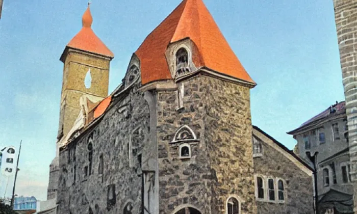 Kostel svatého Štěpána v Kouřimi – autumn