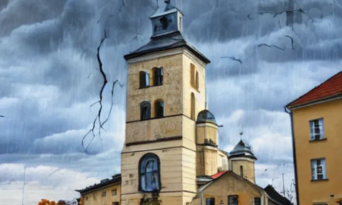 Kostel svatého Štěpána v Praze – autumn