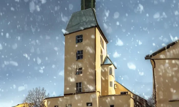 Kostel svatého Štěpána v Praze – winter