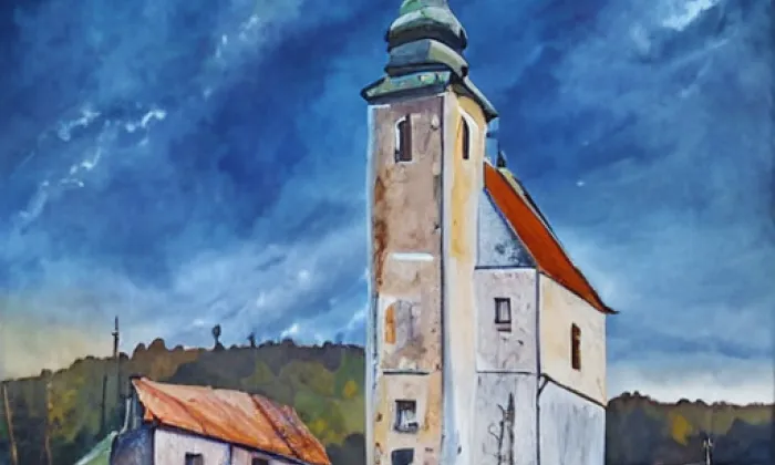 kostel svatého Aloise Gonzagy – autumn