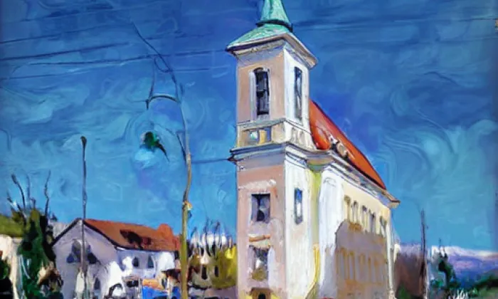 kostel svatého Aloise Gonzagy – spring