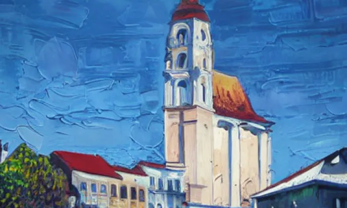 kostel svatého Aloise Gonzagy – summer