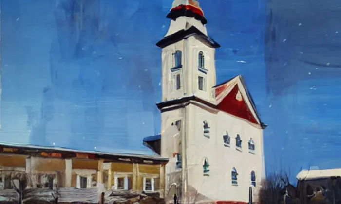 kostel svatého Aloise Gonzagy – winter