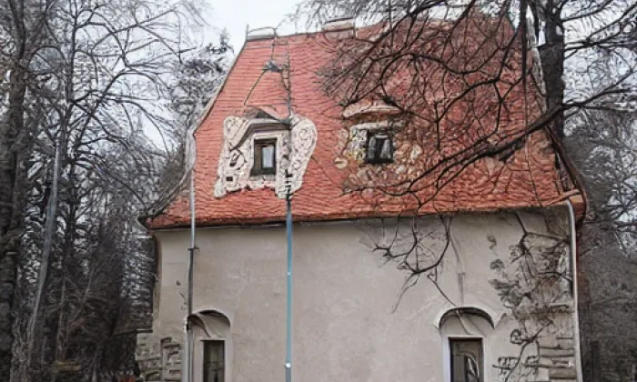 Kostel svatého Ambrože na Vícově – autumn