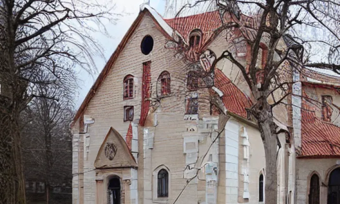 Kostel svatého Ambrože na Vícově – winter