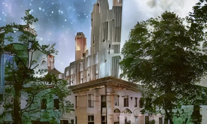 kostel svatého Antonína – noc