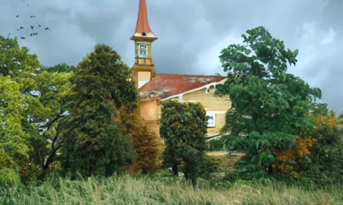 Kostel svatého Antonína Paduánského (Hrabětice) – autumn