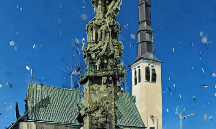 Kostel svatého Antonína Paduánského (Liberec XIV-Ruprechtice) – podzim