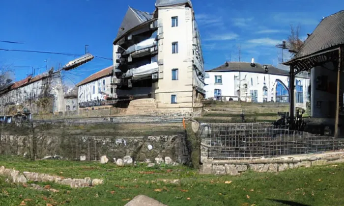 Kostel svatého Antonína Paduánského (Bedřichov) – akvarel