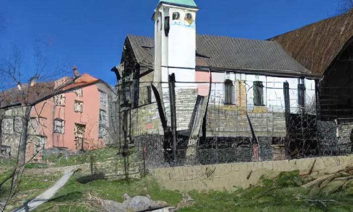 Kostel svatého Antonína Paduánského (Bedřichov) – autumn