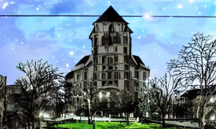Kostel svatého Antonína Paduánského (Loučky) – noc