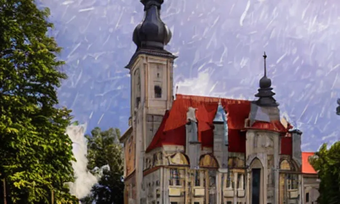 Kostel svatého Antonína Paduánského (Kytlice) – jaro