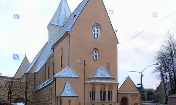 Kostel svatého Antonína Paduánského (Sokolov) – winter