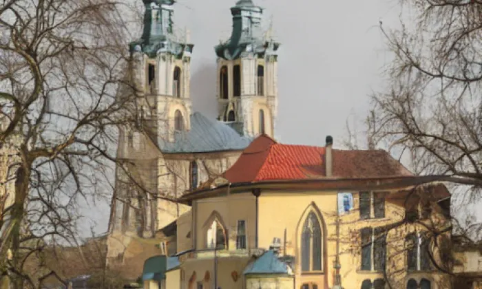 Kostel svatého Antonína Poustevníka – autumn