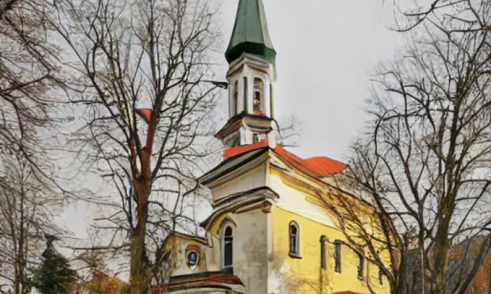Kostel svatého Antonína Poustevníka – winter