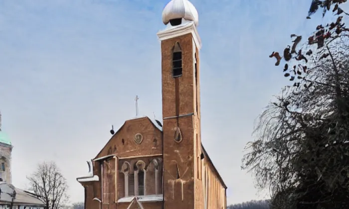 kostel svatého Antonína v Míškovicích – léto