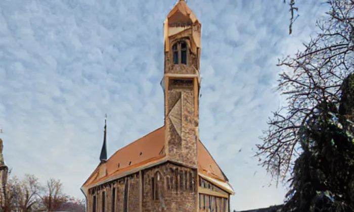 kostel svatého Antonína v Míškovicích – zima