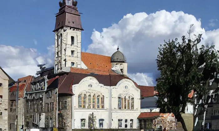 Kostel svatého Apolináře (Modlany) – akvarel