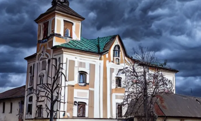 Kostel svatého Archanděla Michaela (Dolní Rokytnice) – autumn