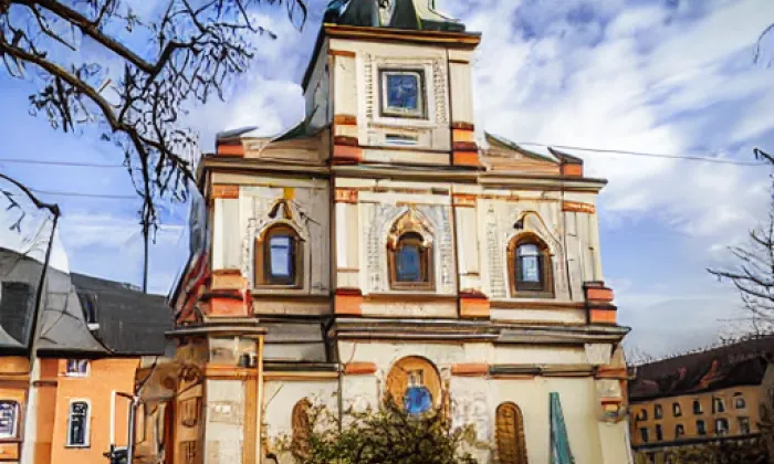 kostel svatého Augustina (Vrchlabí) – autumn