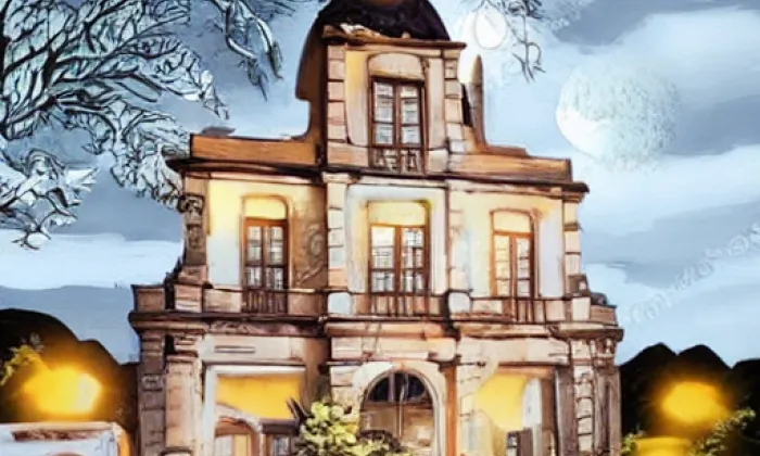 kostel svatého Augustina (Vrchlabí) – noc