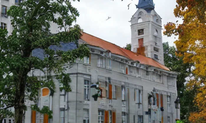kostel svatého Barnabáše – autumn