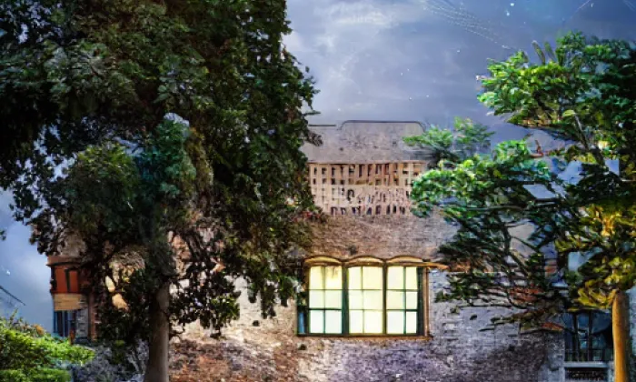 kostel svatého Bartoloměje (Žďárná) – noc