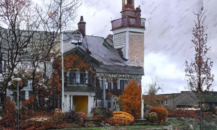 Kostel svatého Bartoloměje (Žabokliky) – autumn