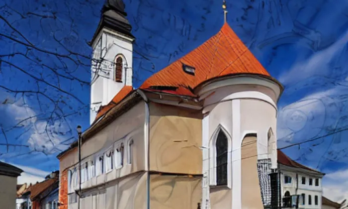 kostel svatého Bartoloměje (Šafov) – noc