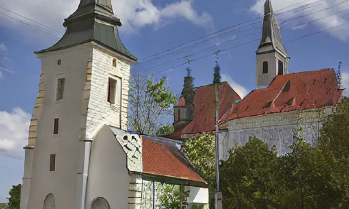 kostel svatého Bartoloměje (Žebětín) – jaro