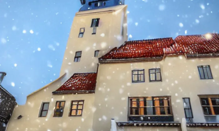 Kostel svatého Bartoloměje (Blížkovice) – zima