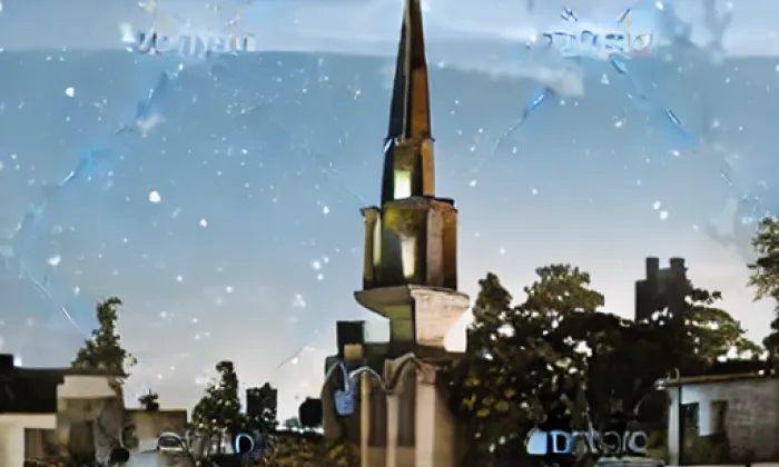 Kostel svatého Bartoloměje (Držkov) – noc